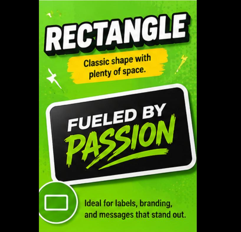 RECTANGLE STICKERS