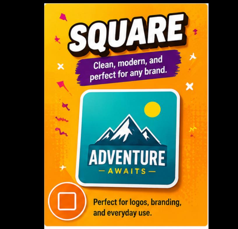 SQUARE STICKERS