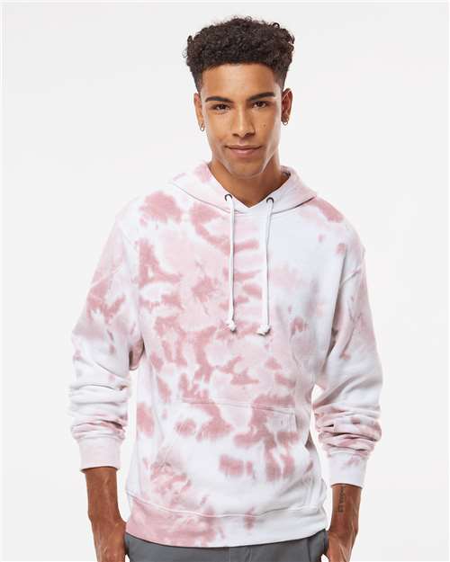 Men's Tie-Dyed Fleece Hooded Sweatshirt