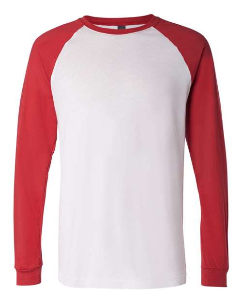Men's Long Sleeve Jersey Baseball Tee