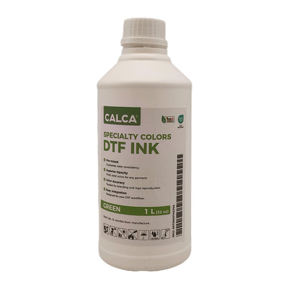 CALCA RGBOV Direct to Transfer Film Ink for Epson Printheads. 32 oz, Bottle of 1L, Water-based DTF Inks