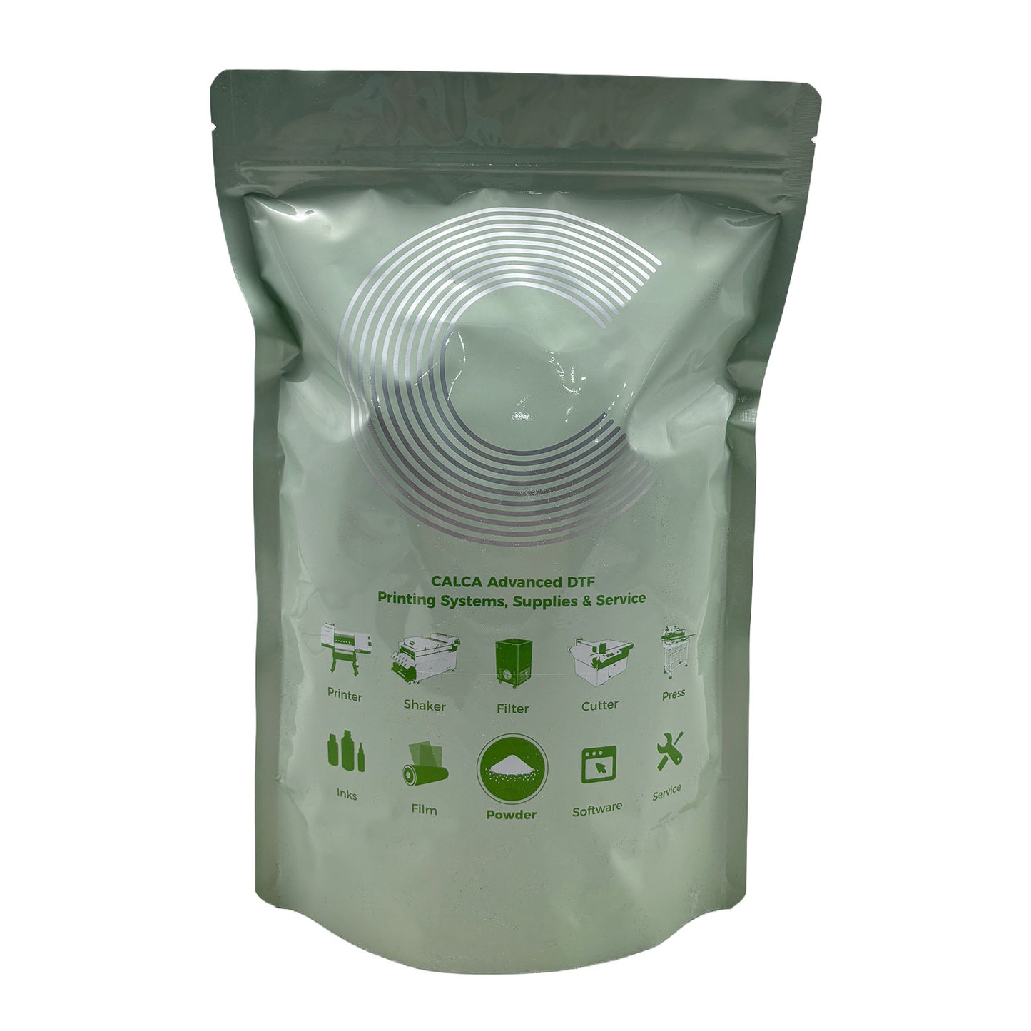 CALCA MF4 Direct to Film TPU DTF Powder, Digital Transfer Hot Melt Adhesive Powder (2.2lbs Pack, 1kg, Fine, White)