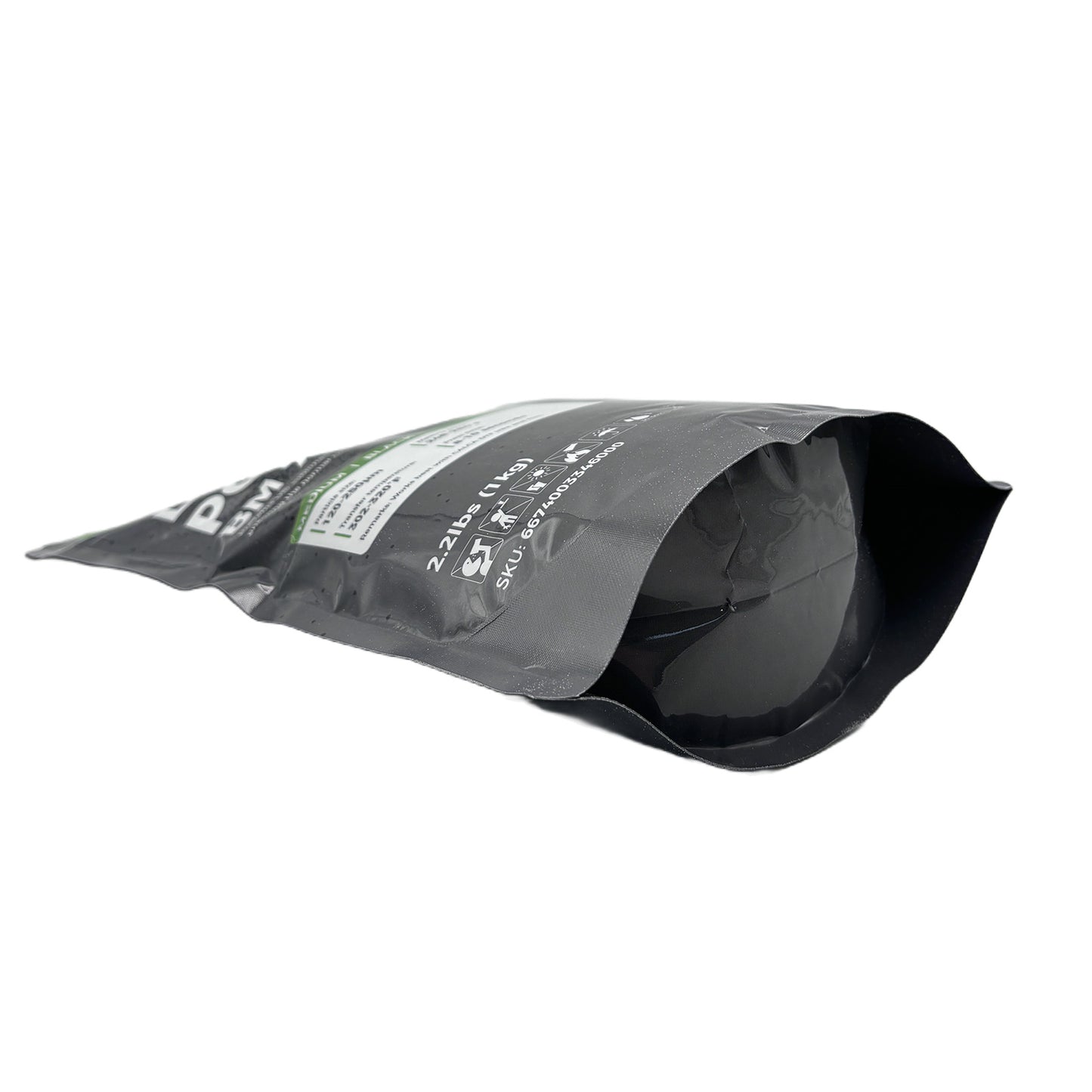 CALCA BM7 Direct to Film TPU DTF Powder, Digital Transfer Hot Melt Adhesive Powder (2.2lbs Pack, 35.2oz, Medium, Black, Anti-sublimation)