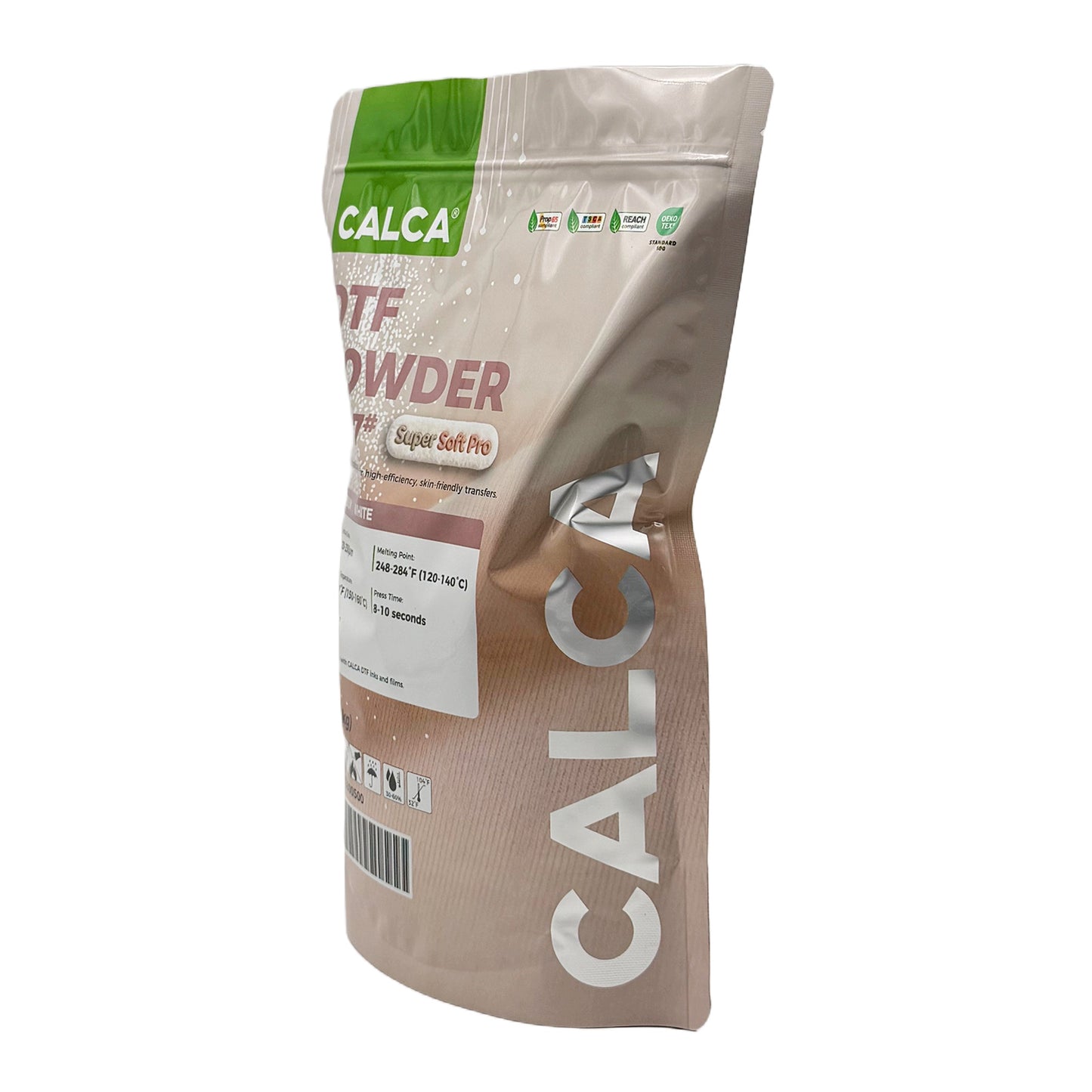 CALCA SS17 Super Soft TPU DTF Powder, Direct to Film Adhesive Powder (2.2lbs Pack, 1kg, Medium, White)