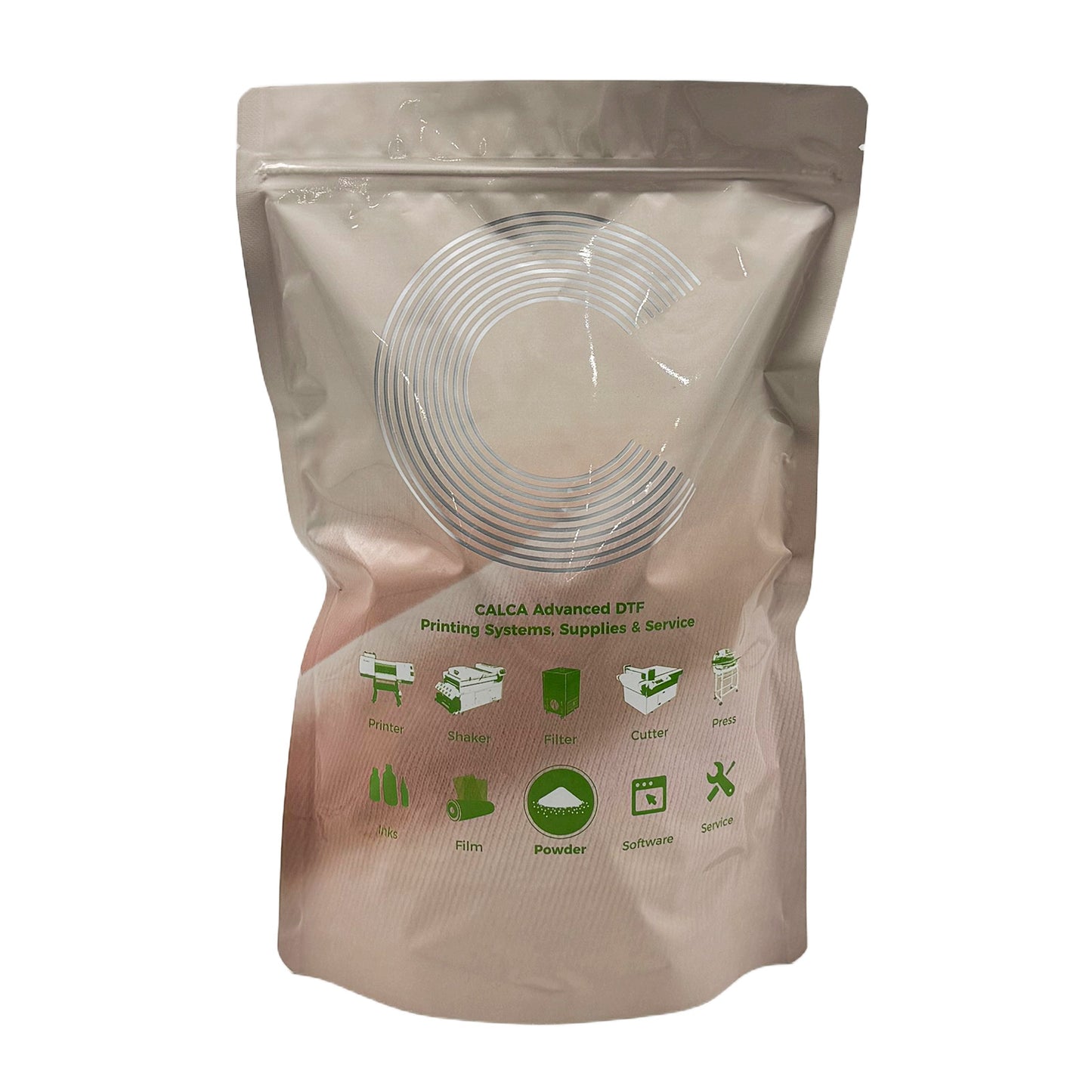 CALCA SS17 Super Soft TPU DTF Powder, Direct to Film Adhesive Powder (2.2lbs Pack, 1kg, Medium, White)