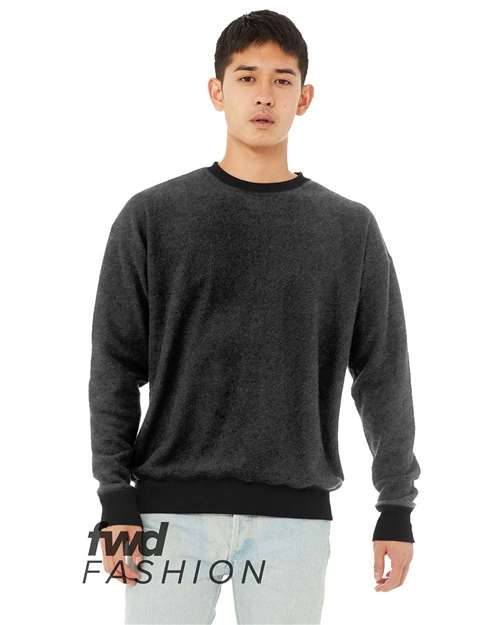 Unisex FWD Fashion Sueded Drop Shoulder Crewneck Sweatshirt