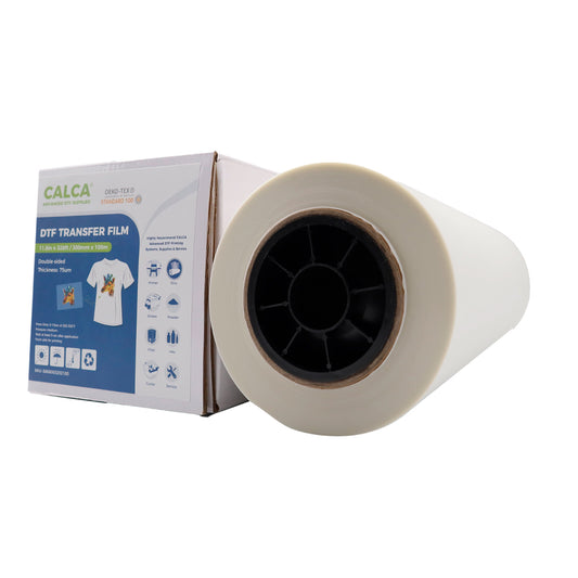 CALCA Pro 11.8in x 328ft DTF Transfer Film Premium Roll-Warm Peel