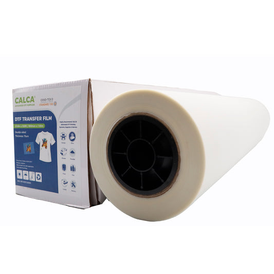 Sample CALCA Pro 23.6in x 32.8ft DTF Transfer Film Premium Roll Warm Peel