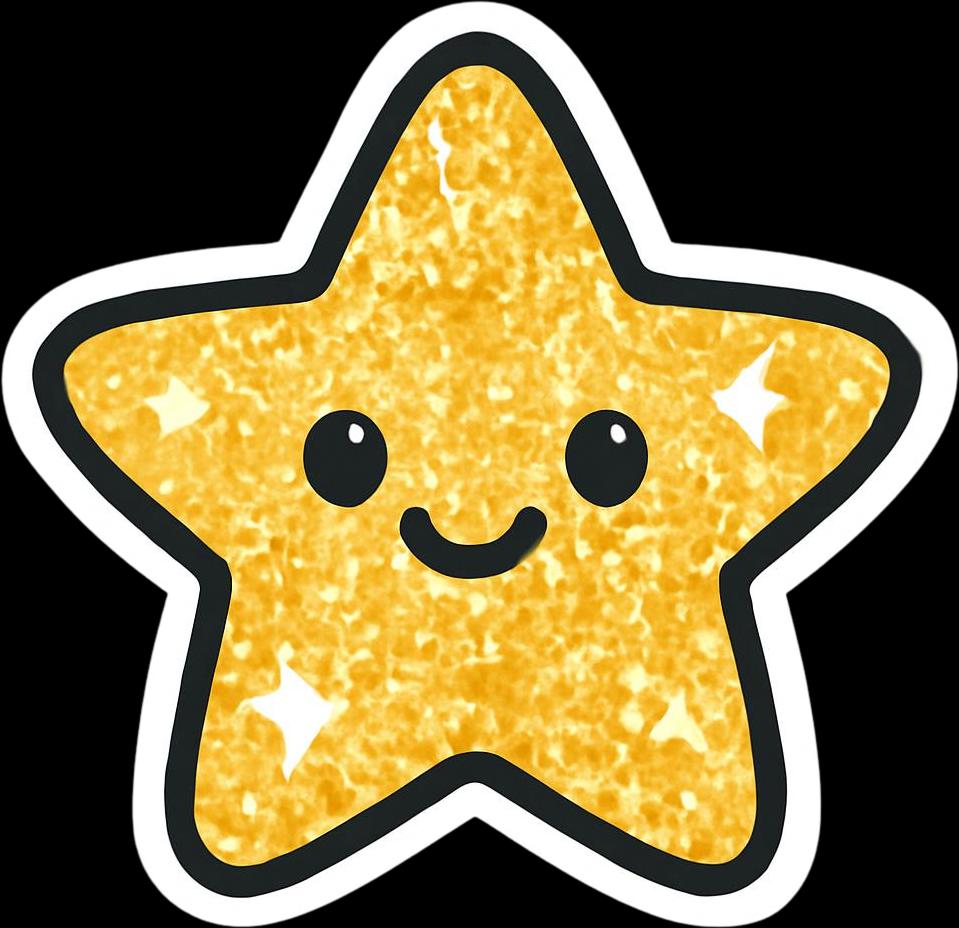 GLITTER STICKERS